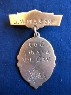 Medal Confederate James Monroe Mason