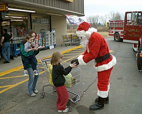 Christmas Fruit Delivery 2005 Fire Rescue Department Gurley Christmas Dollar General