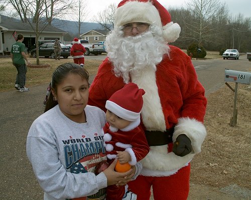 Christmas Fruit Delivery 2005 Fire Rescue Department Gurley Christmas Parade Alabama